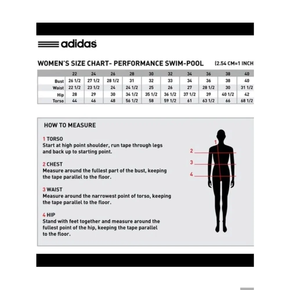 NWT Adidas Women's Solid Infinitex Splice Performance One Piece Swimsuit - Picture 2 of 8